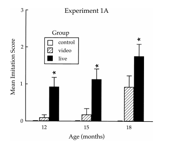 Developmental changes in imitation from television during infancy, Rachel Barr & Harlene Hayne